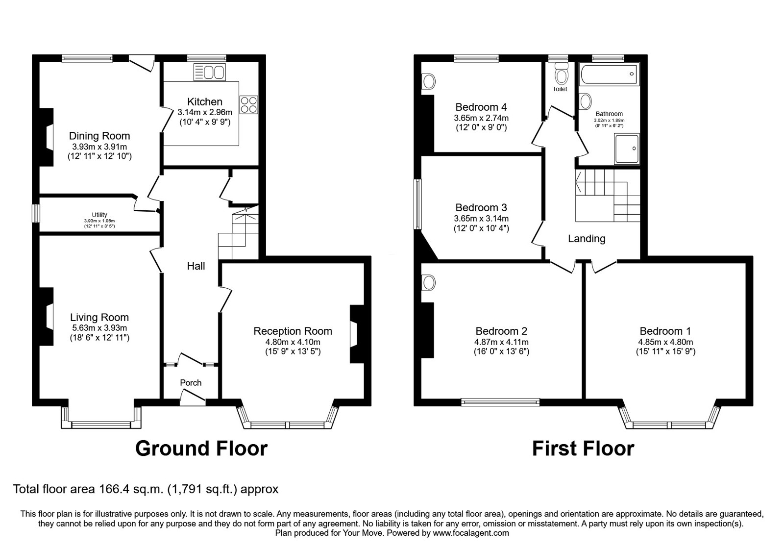 162, Radcliffe New Road, Manchester floorplan