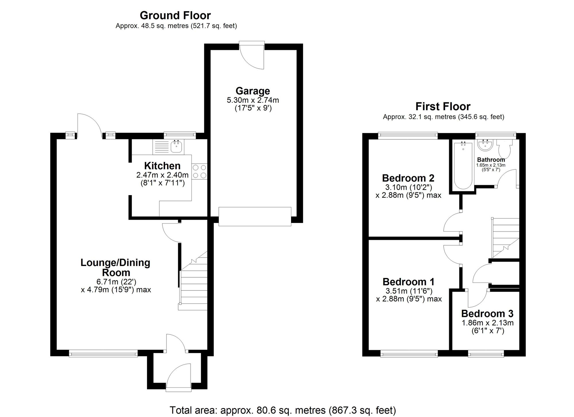15 Thackeray Close, Royston floorplan