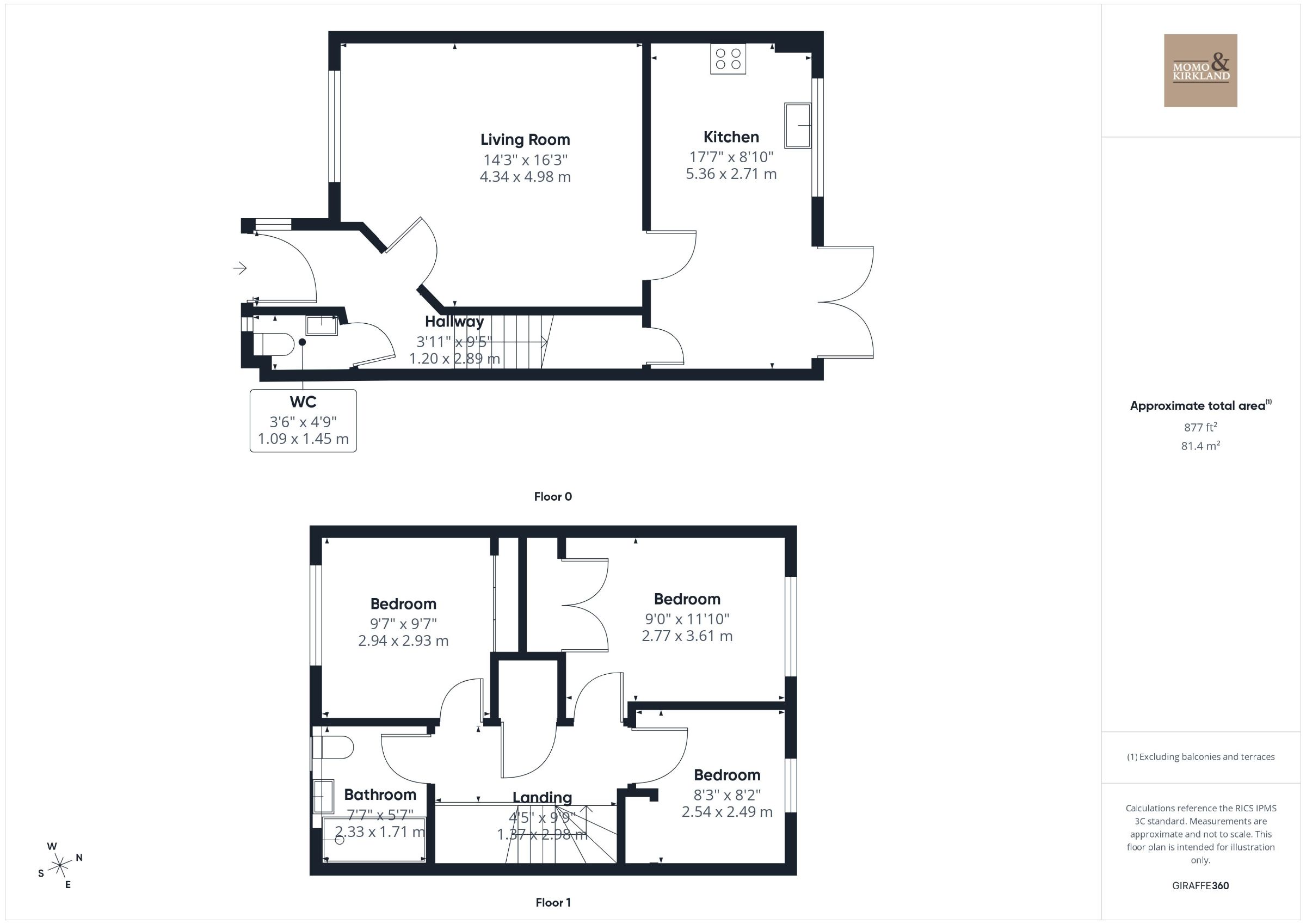 1 Nellfield Court, Carluke floorplan