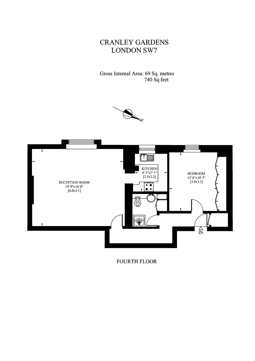 1 Bedrooms Flat for sale in Cranley Gardens, South Kensington SW7