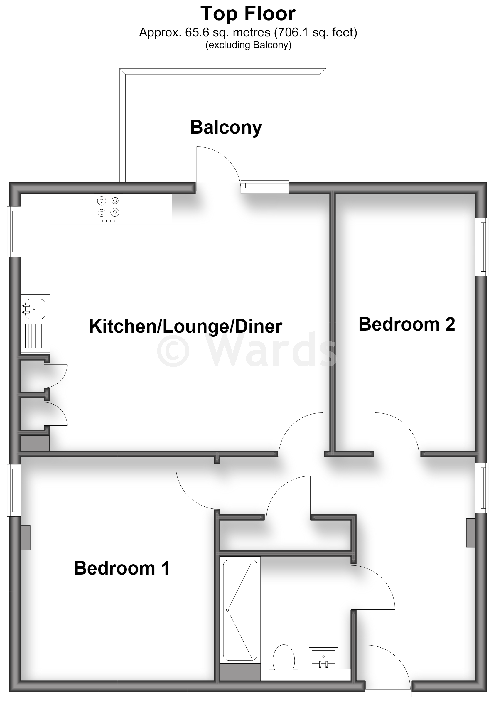 The Retreat, Mill Hall, Aylesford floorplan