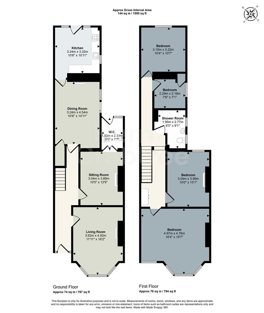 19, Dogo Street, Cardiff floorplan