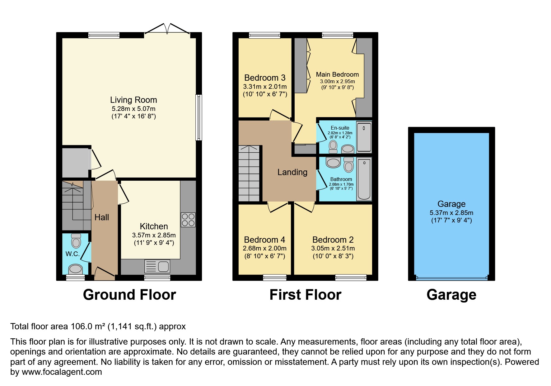 15, Hertford Place, Stafford floorplan