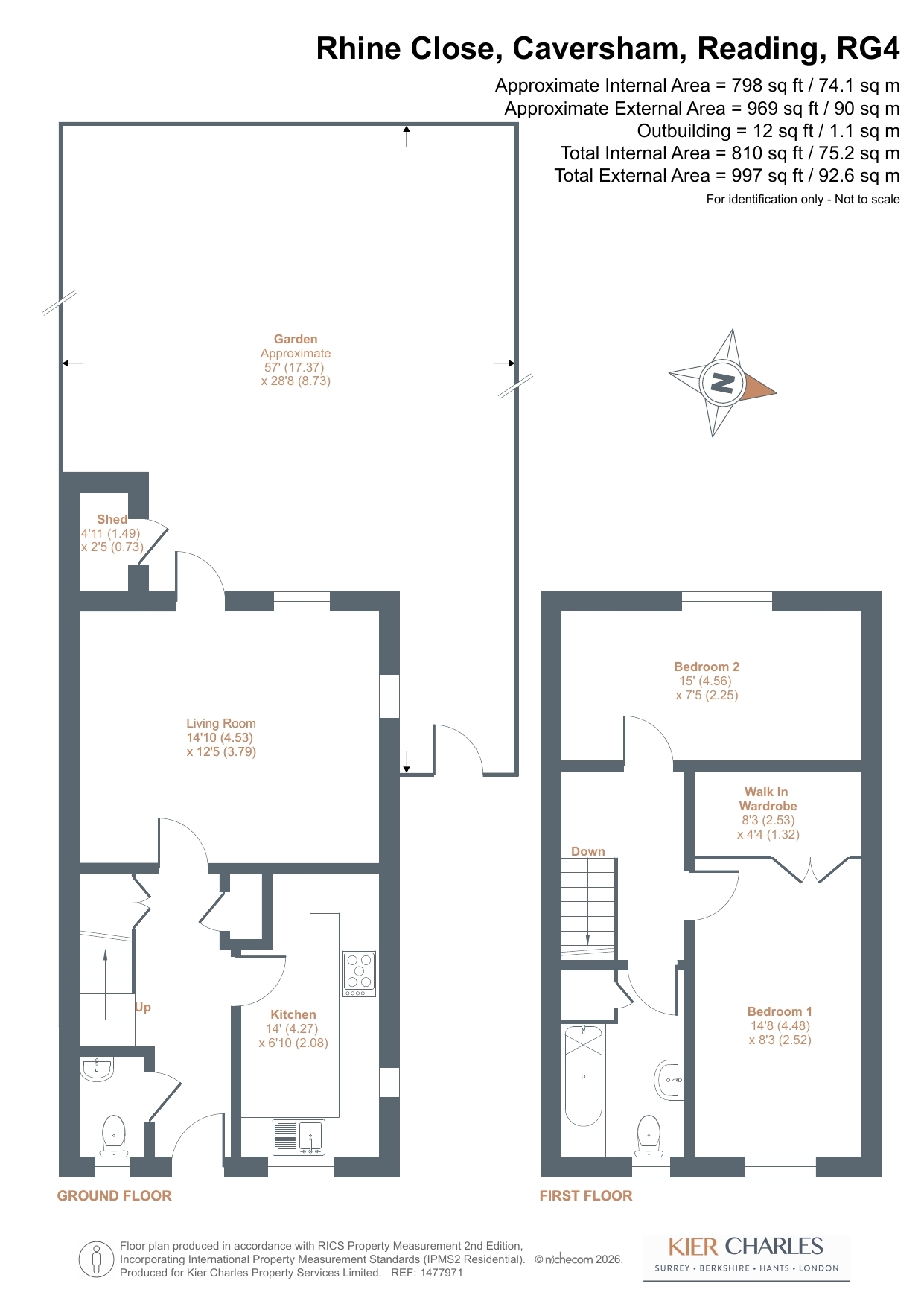 9, Rhine Close, Reading floorplan