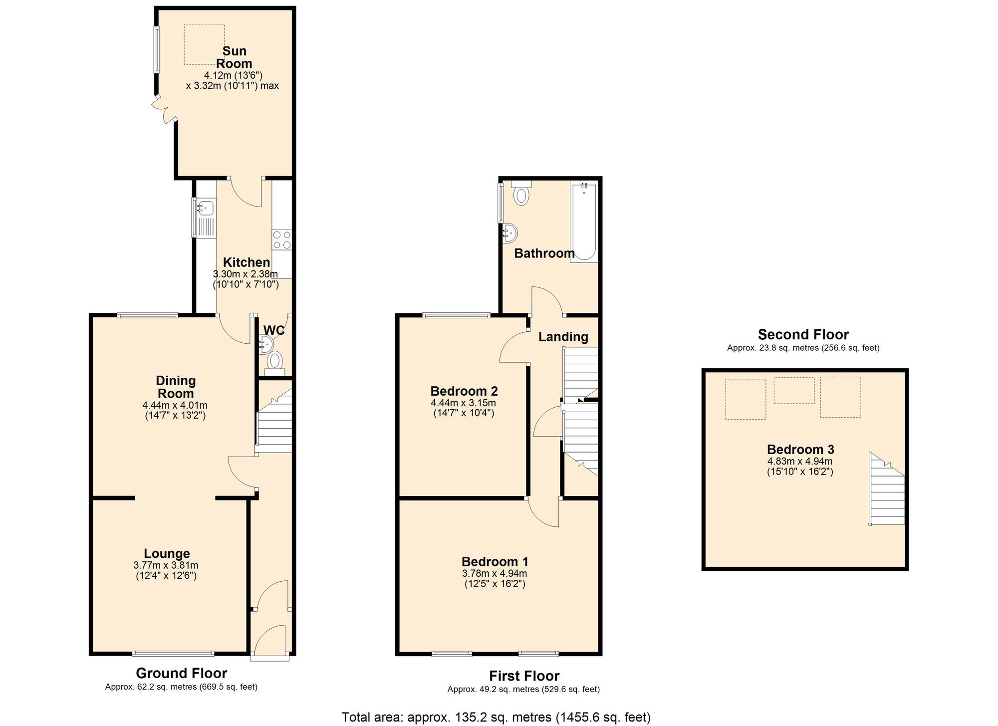 32 Red Lion Street, Barnoldswick floorplan
