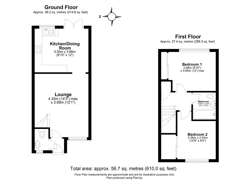52, Dunford Place, Bracknell floorplan