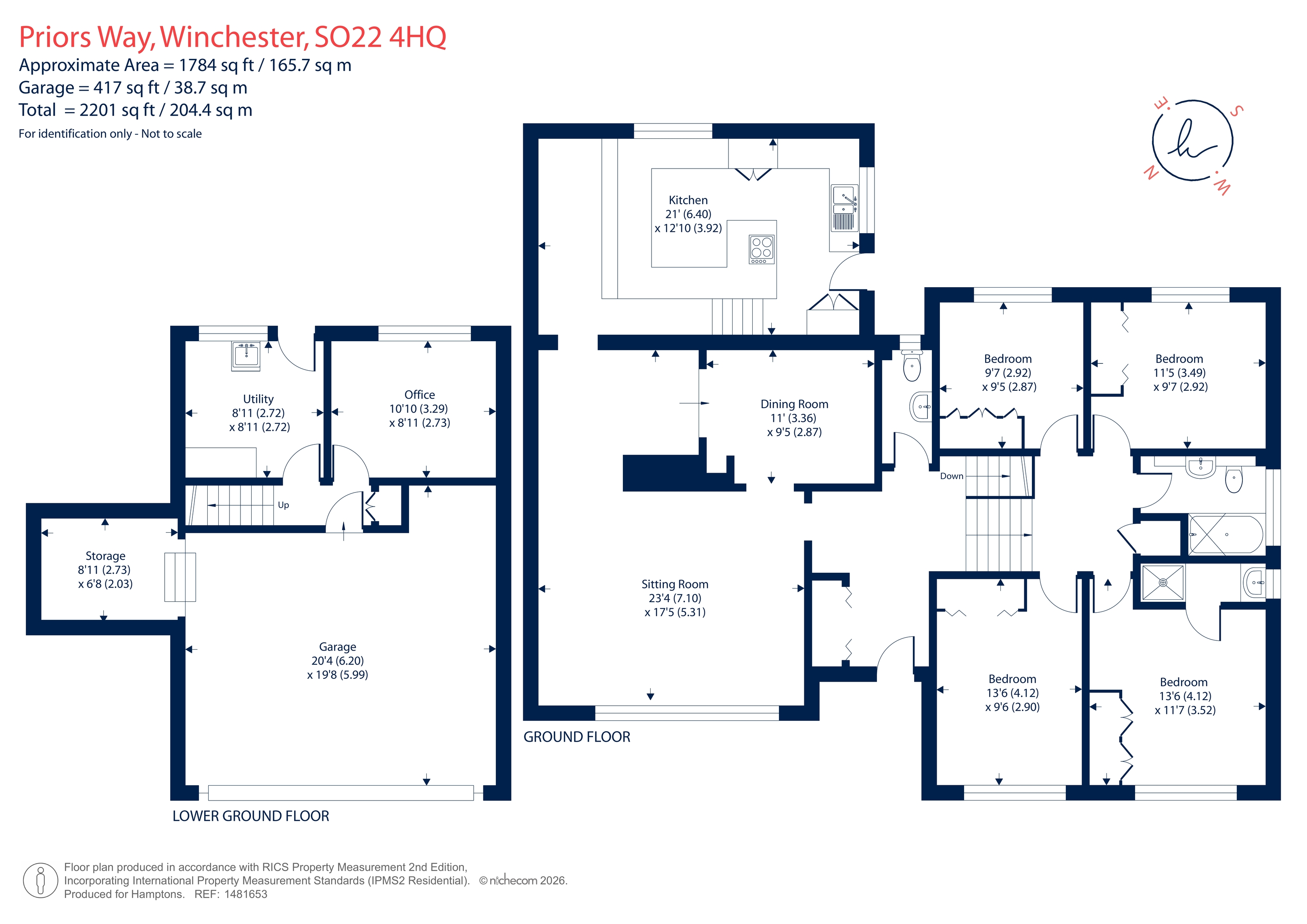 49, Priors Way, Winchester floorplan