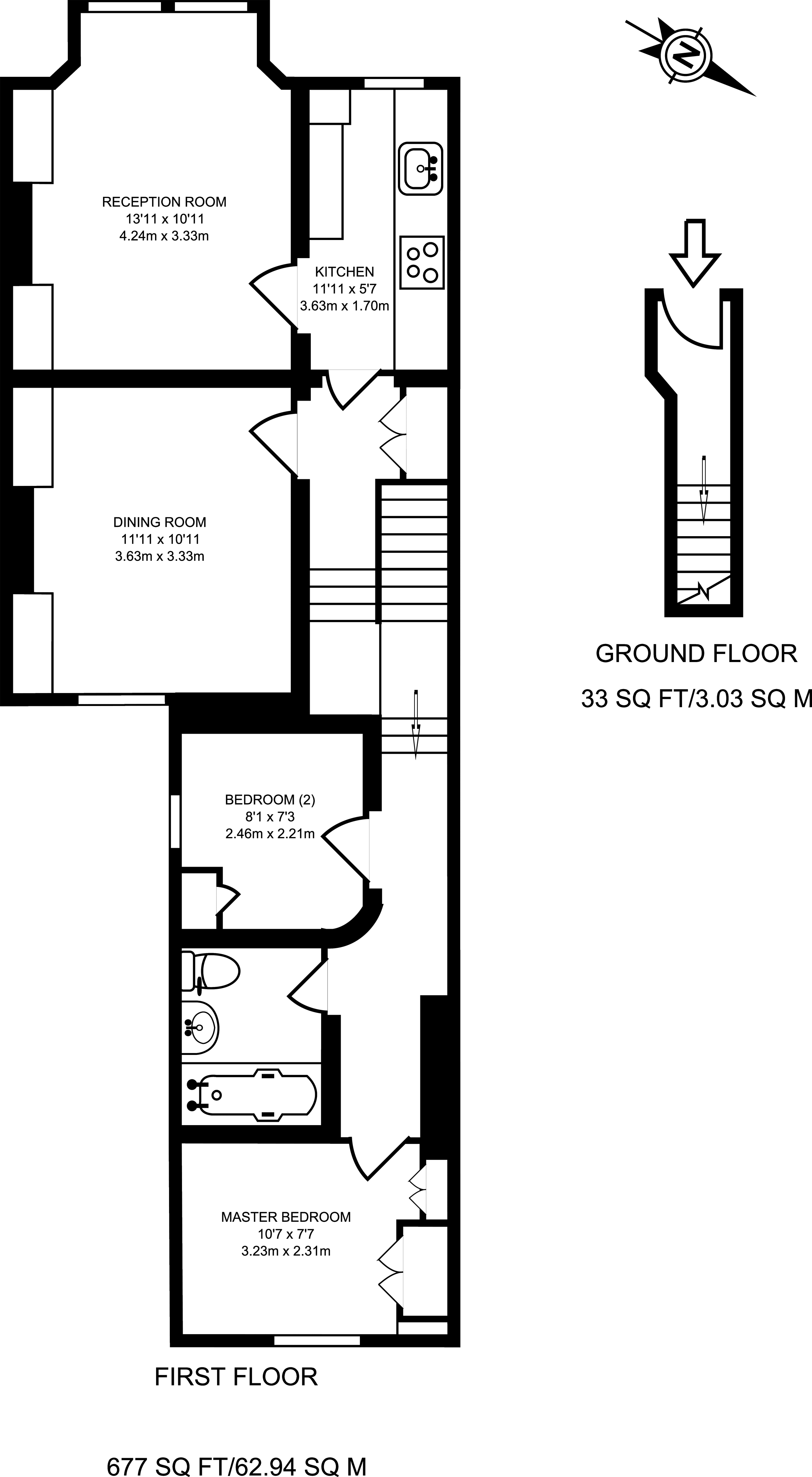 2 Bedrooms Flat to rent in Ivydale Road, Nunhead SE15