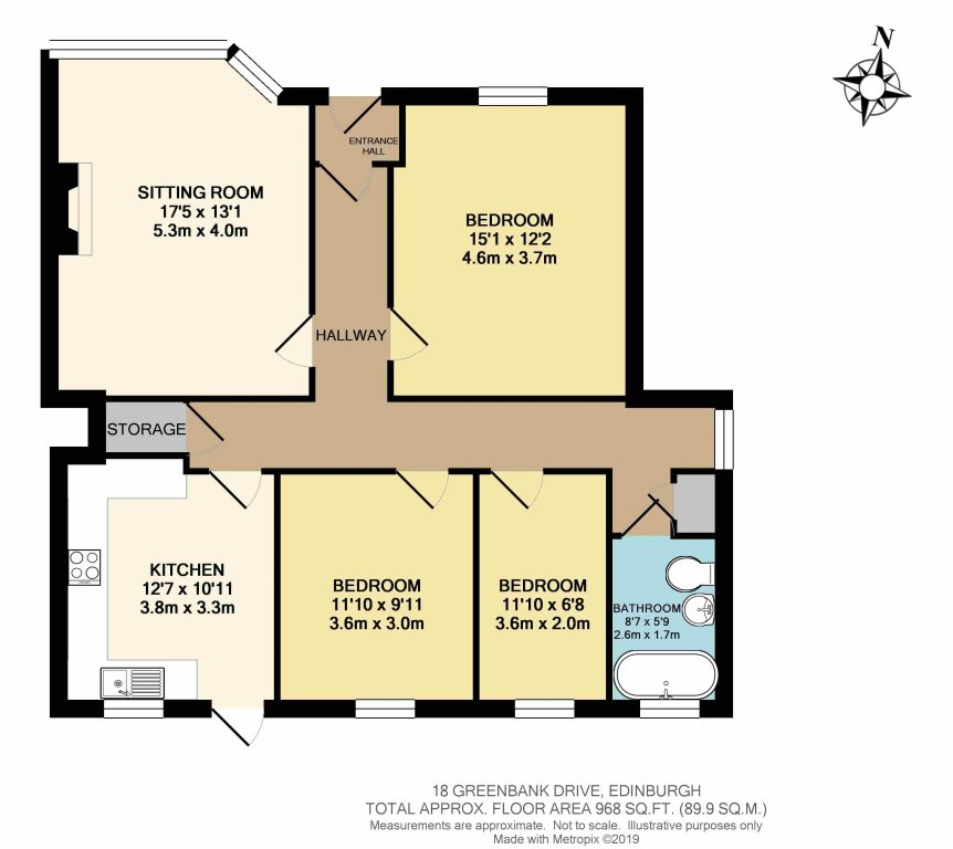 3 Bedrooms Semi-detached house to rent in Greenbank Drive, Edinburgh EH10