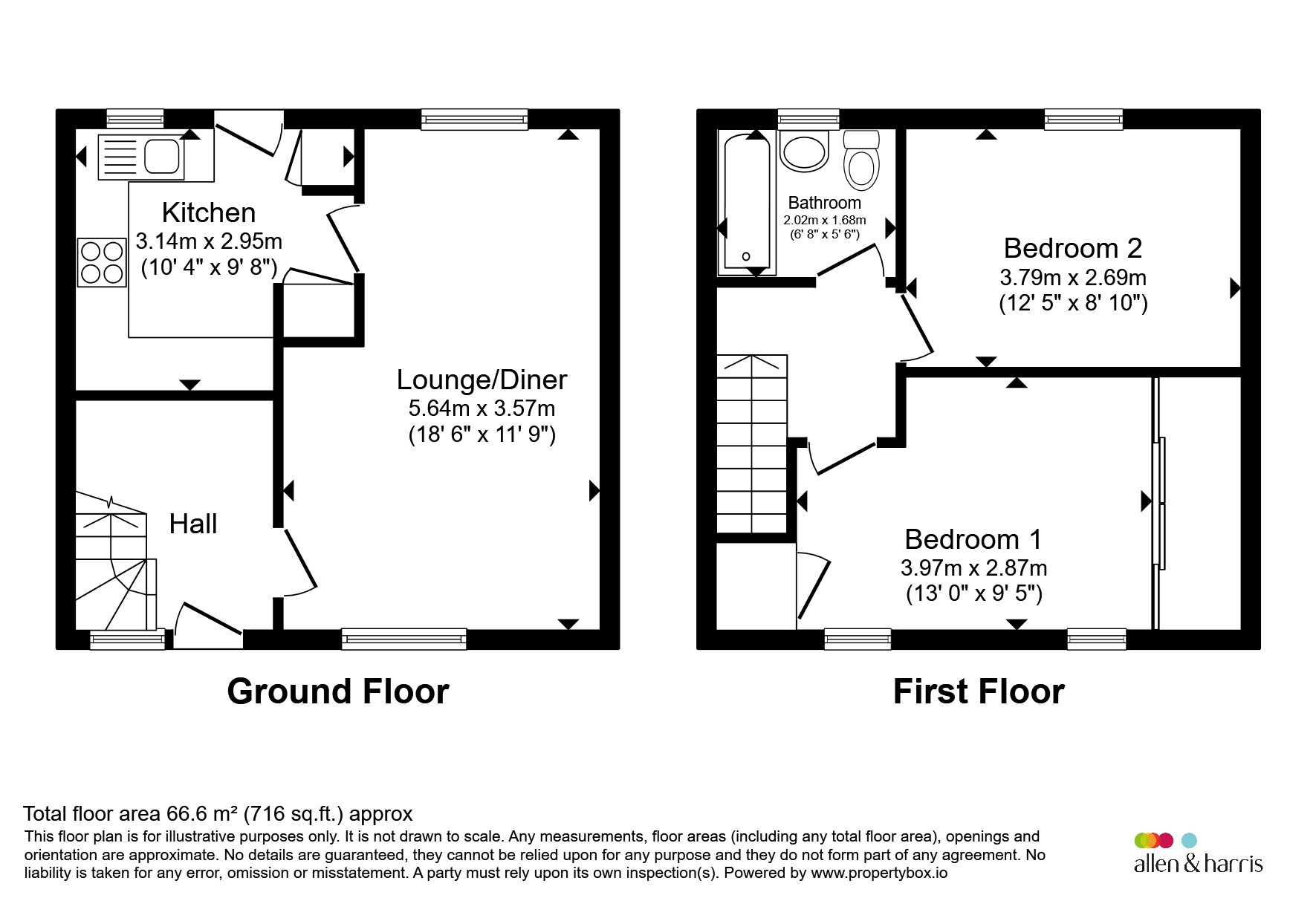 77, Montrose Road, Paisley floorplan