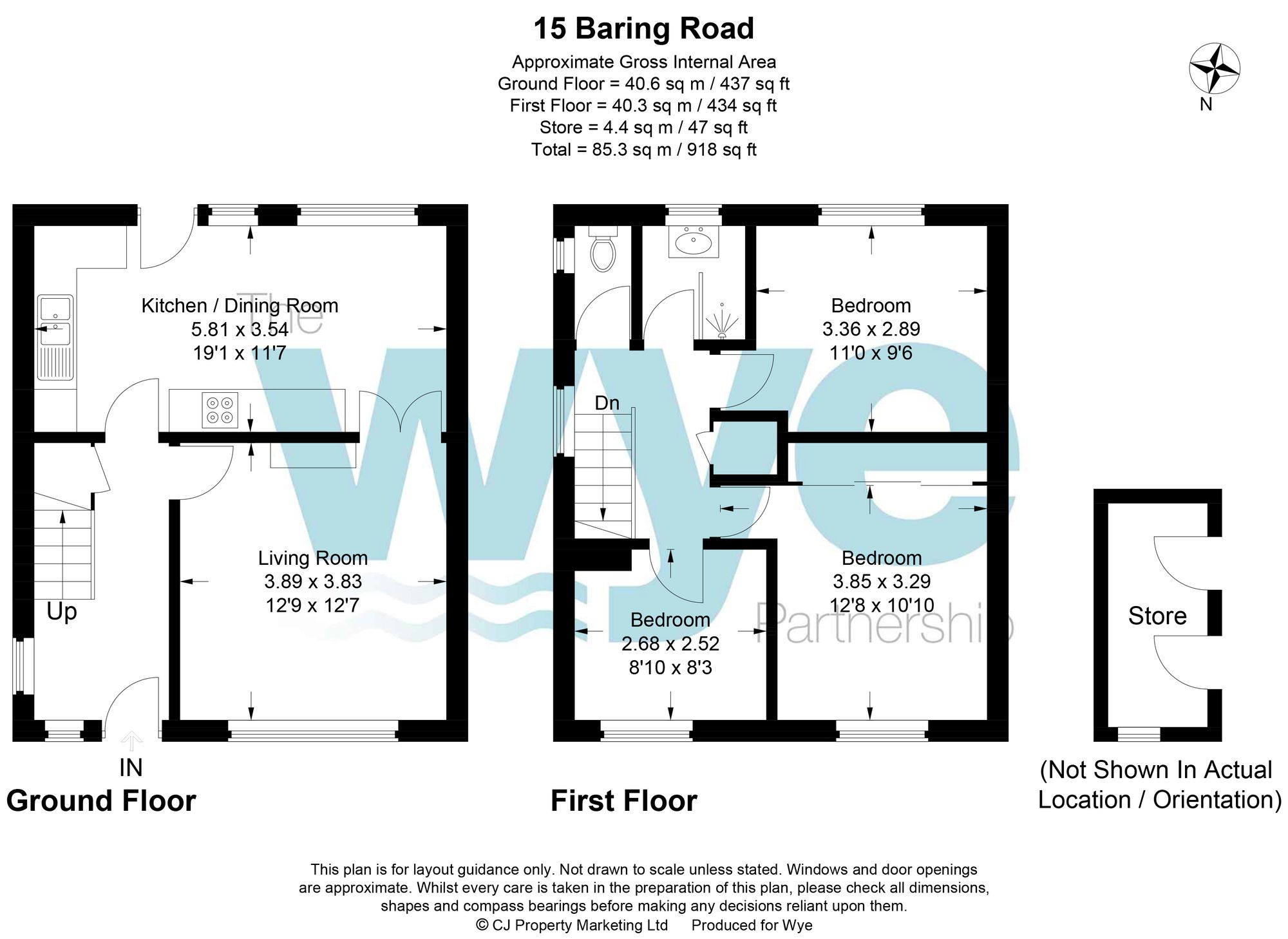 15 Baring Road, High Wycombe floorplan