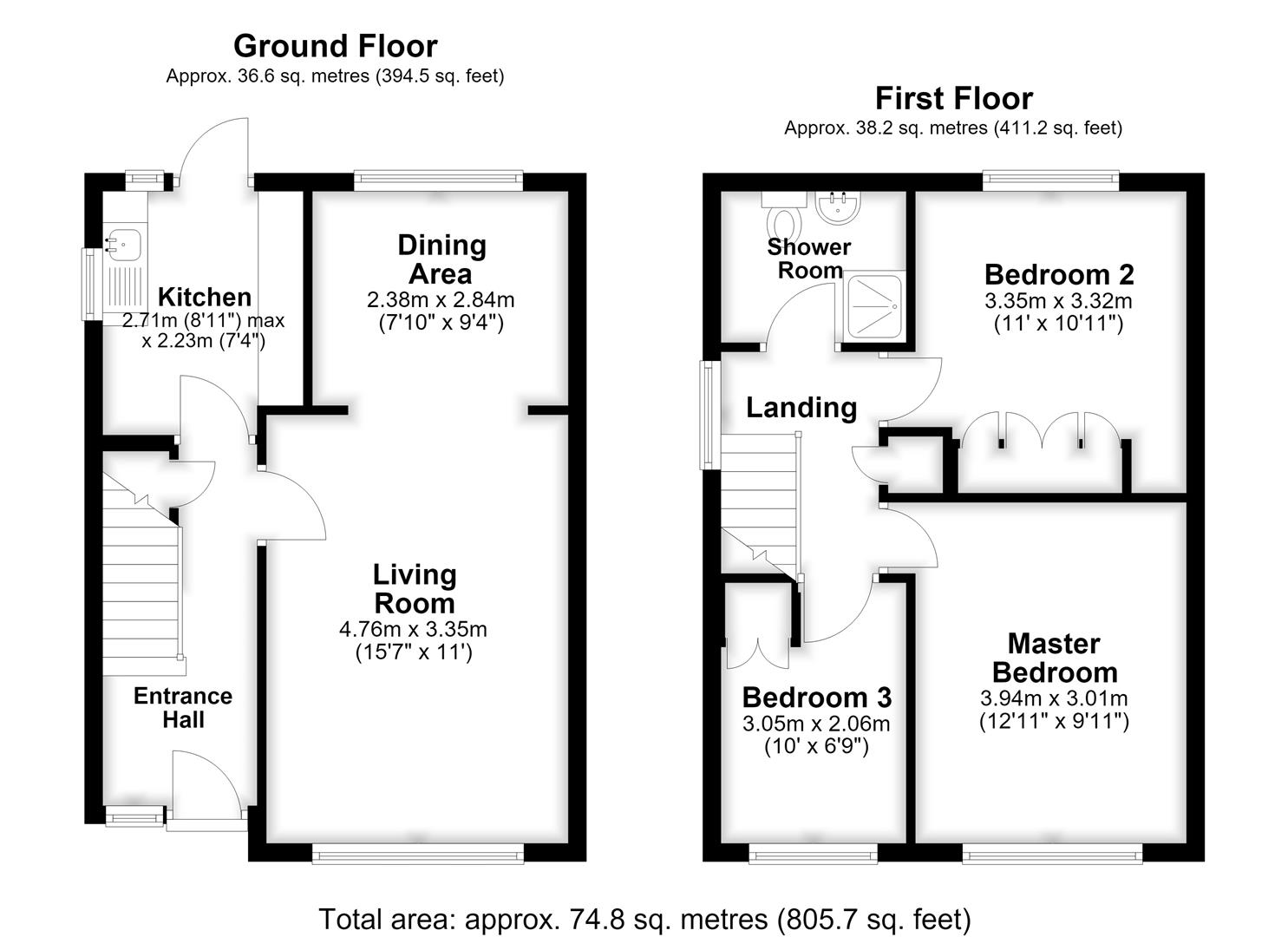 21, Greenfield Park, Portishead floorplan