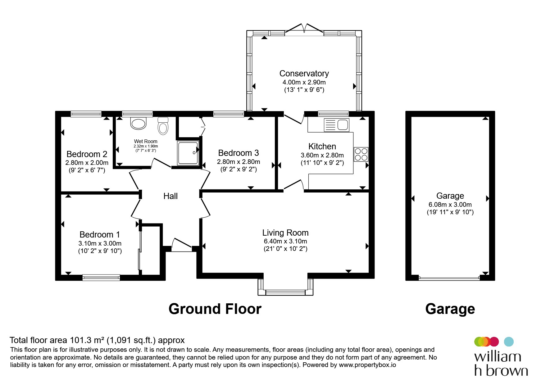 3, Petre Close, North Walsham floorplan