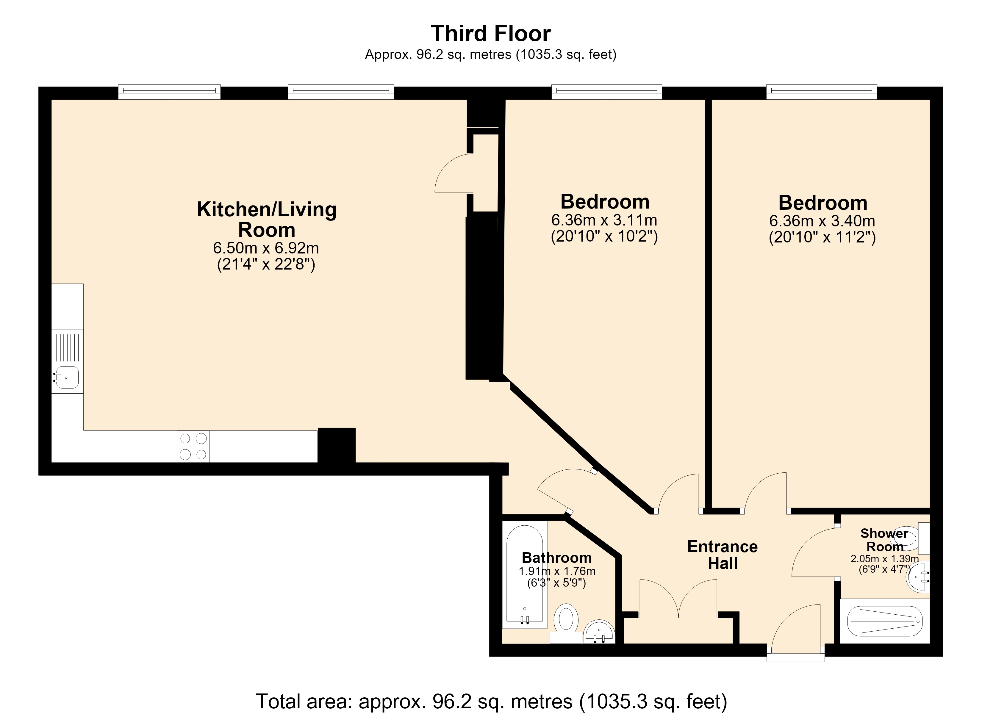 Bewick House, Newcastle Upon Tyne floorplan