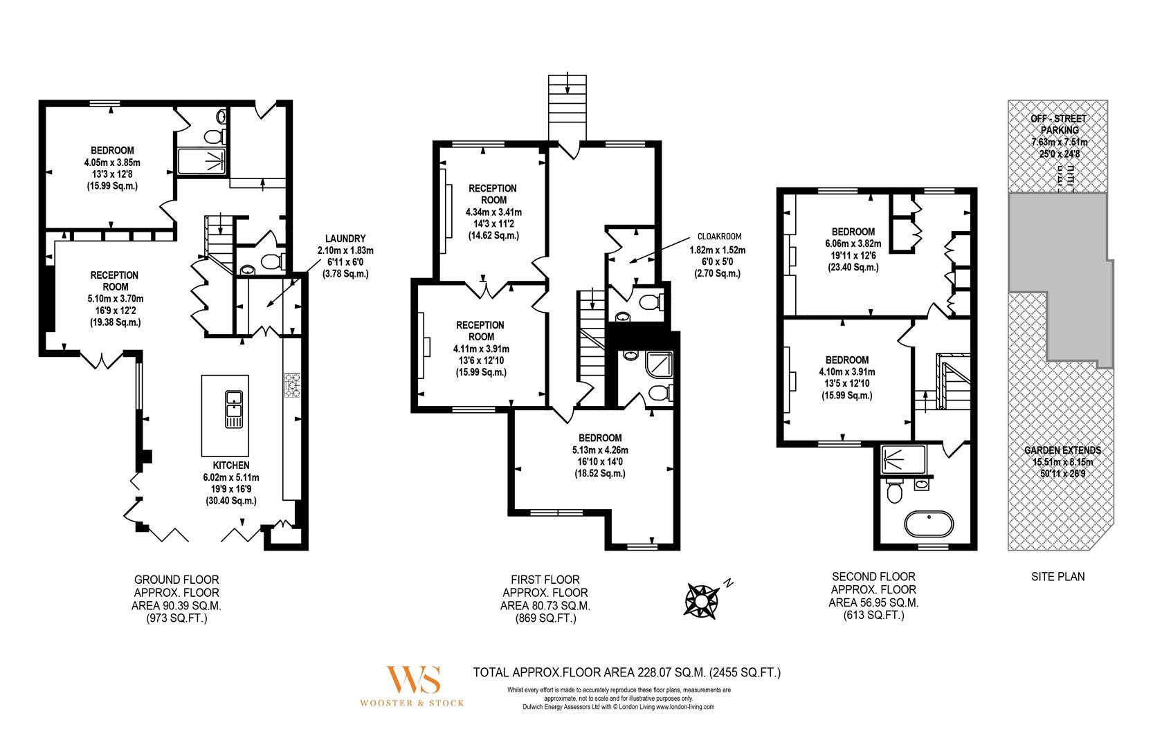 1, Glengall Road, London floorplan