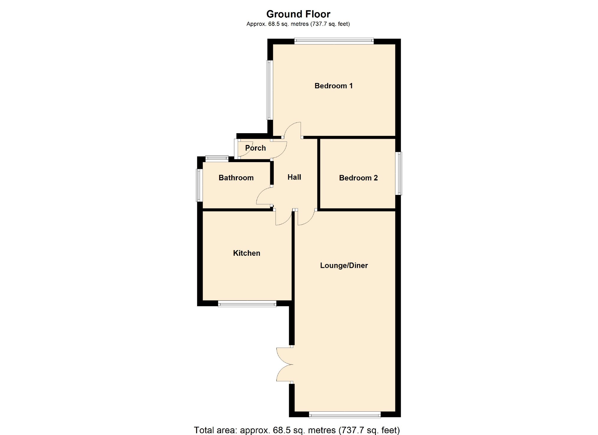 2 Bedrooms Detached bungalow for sale in Richmond Road, Romiley, Stockport SK6