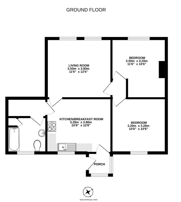 1 The Park, Scotby, Carlisle floorplan