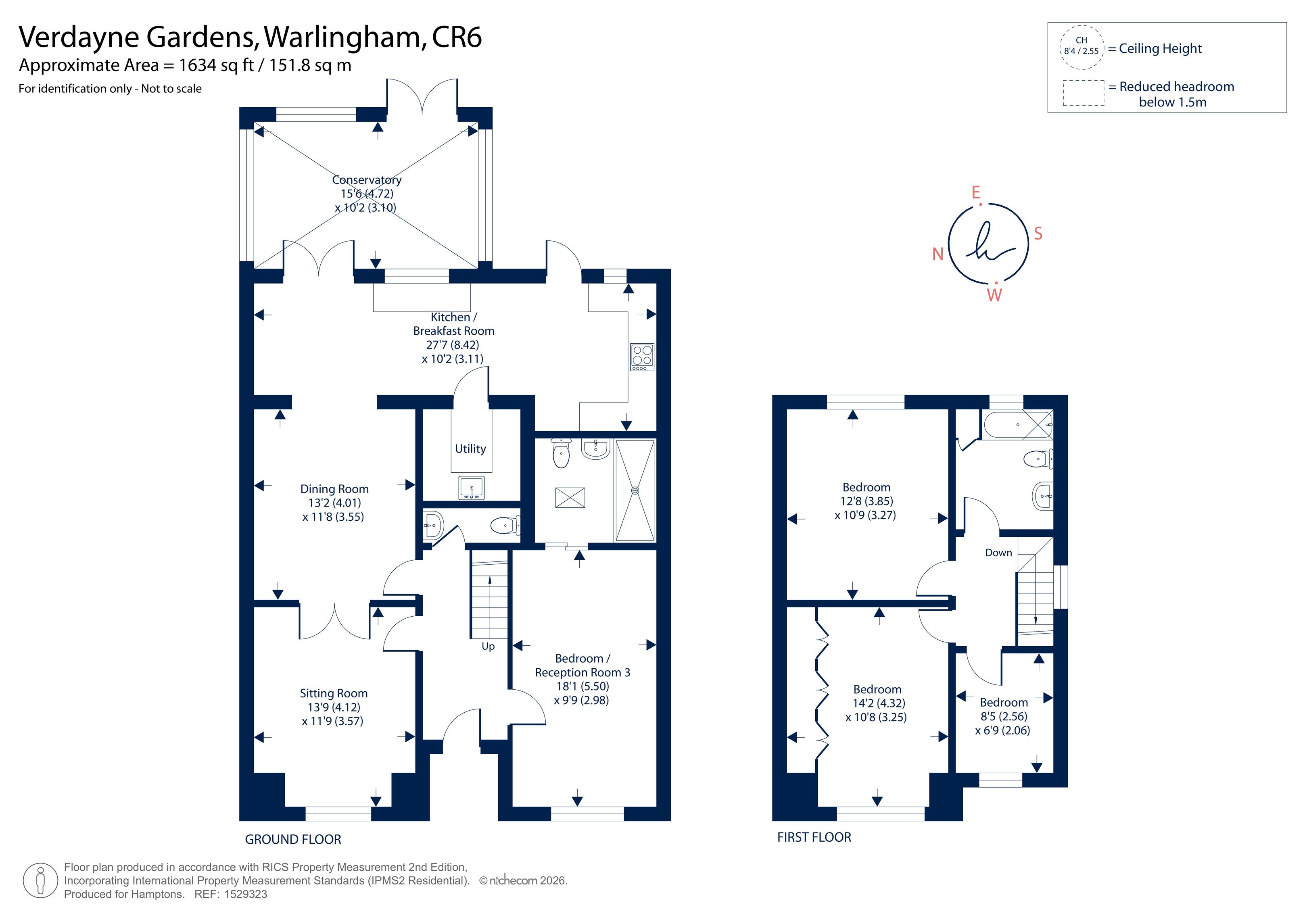 22, Verdayne Gardens, Warlingham floorplan