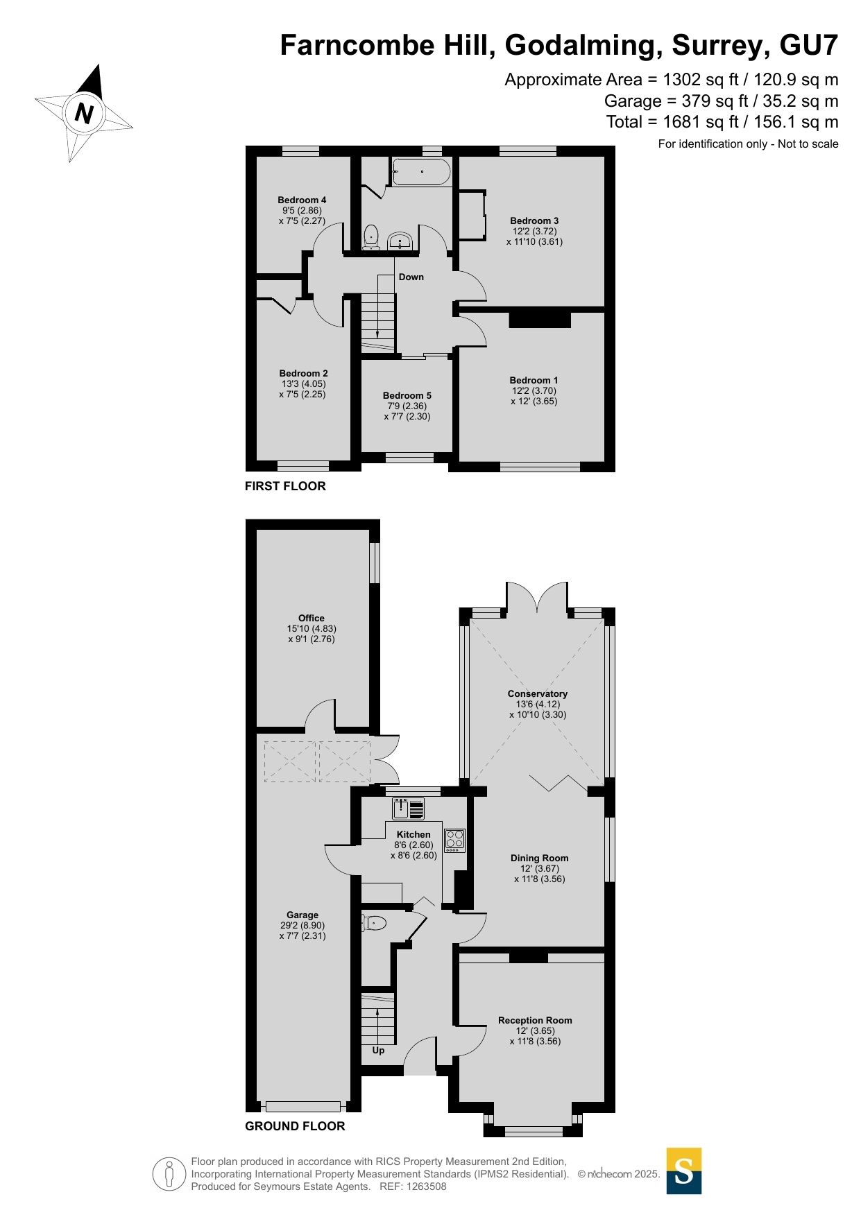 Farncombe Hill, Godalming, Surrey, GU7 floorplan