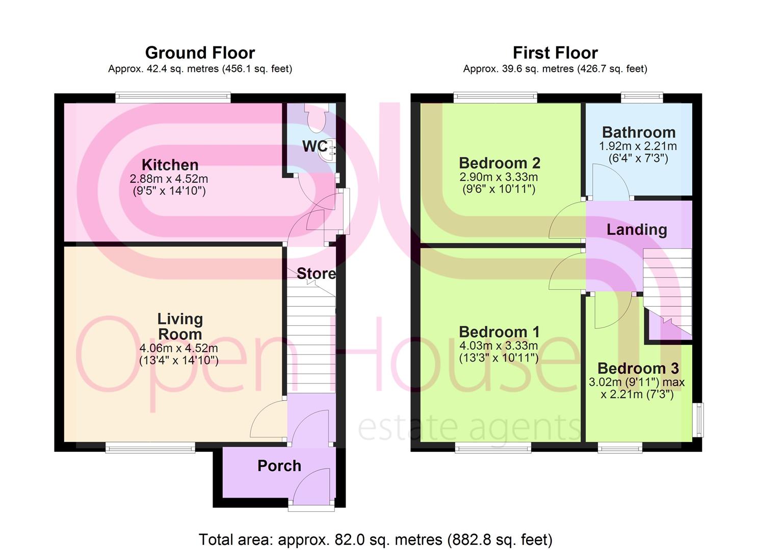 6, Cobham Avenue, Bolton floorplan
