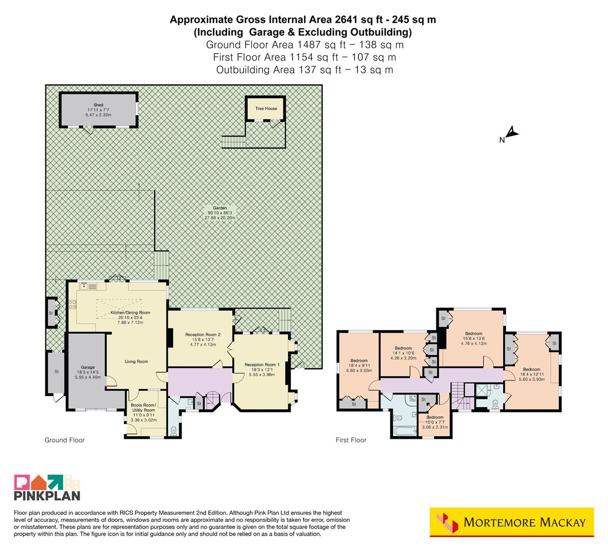 90, The Chine, London floorplan