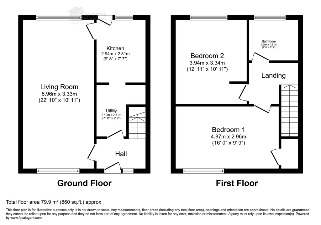 47, Woodbridge Fold, Leeds floorplan