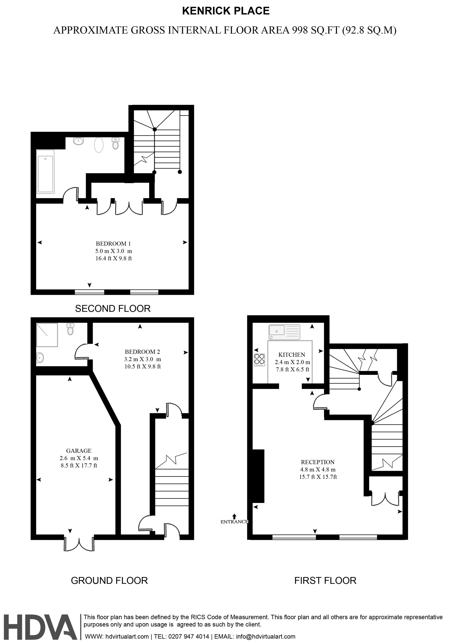 2 Bedrooms Mews house for sale in Kenrick Place, Marylebone Village, London W1U