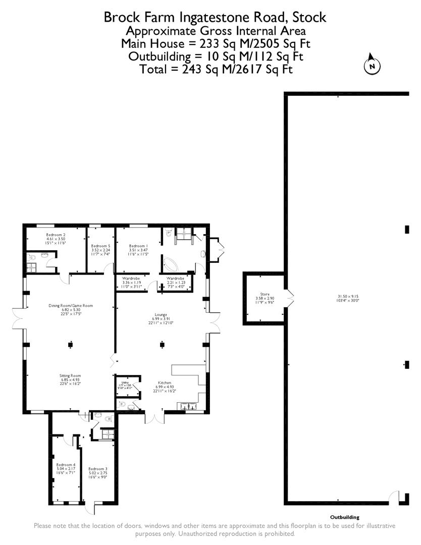 0 Bedrooms Detached house for sale in Ingatestone Road, Stock, Ingatestone CM4