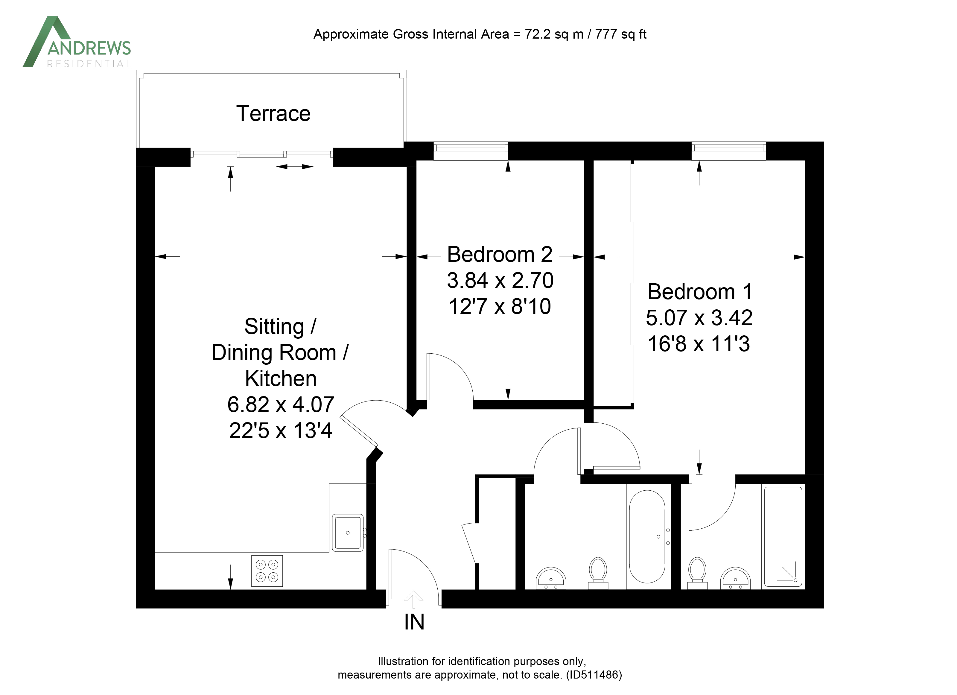 2 Bedrooms Flat for sale in Kings Mill Way, New Denham, Uxbridge UB9