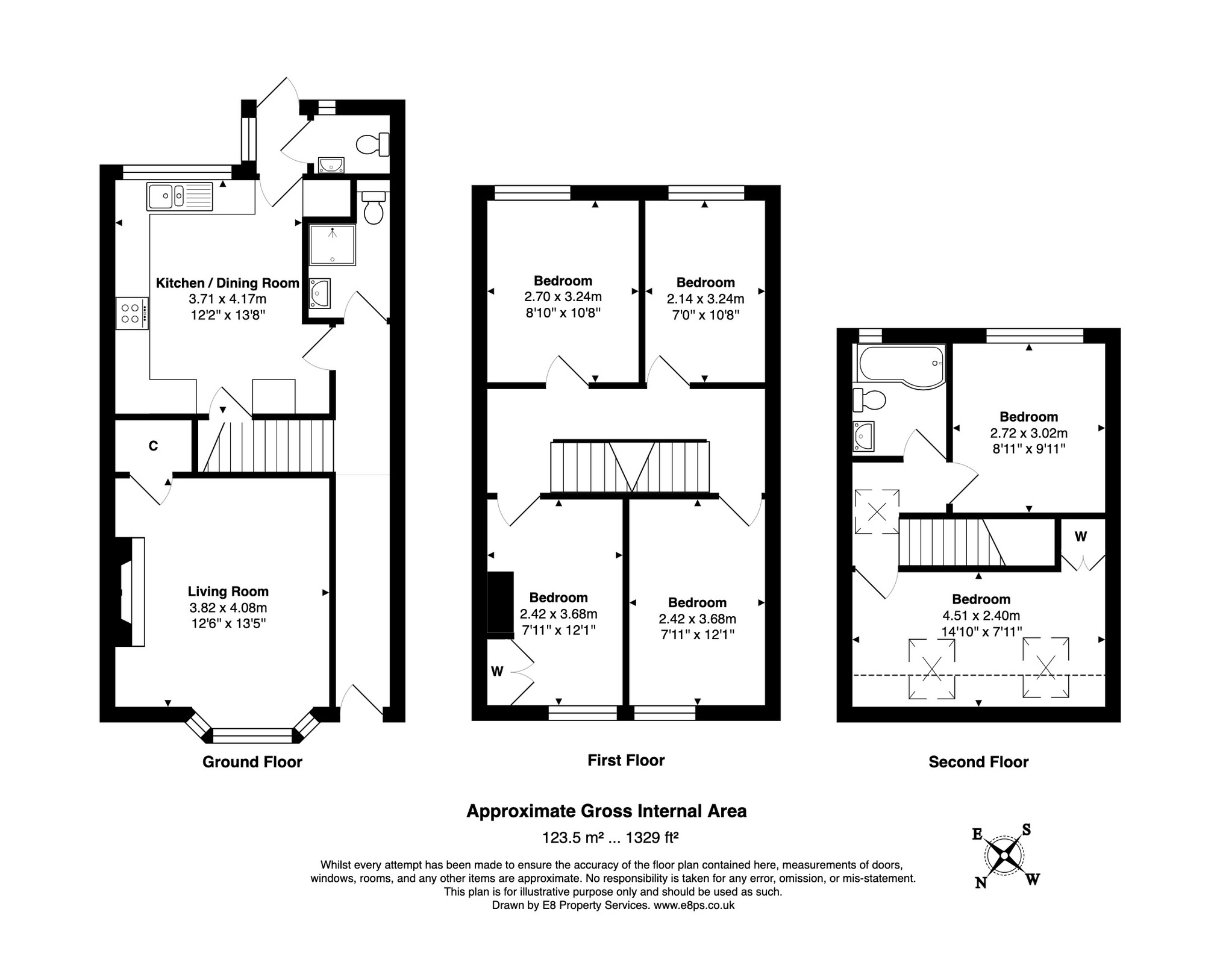 Harcourt Terrace, Oxford floorplan