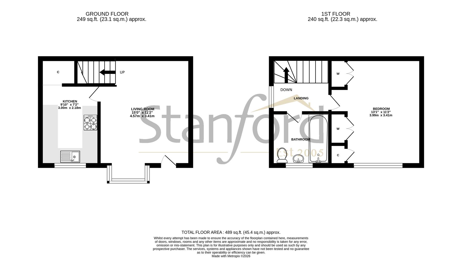 114, Harbourne Gardens, Southampton floorplan