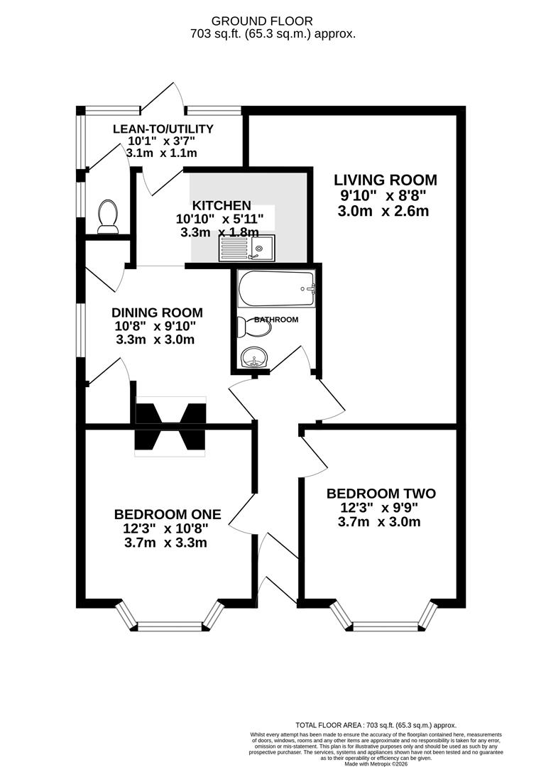 11, East Wyld Road, Dorset floorplan