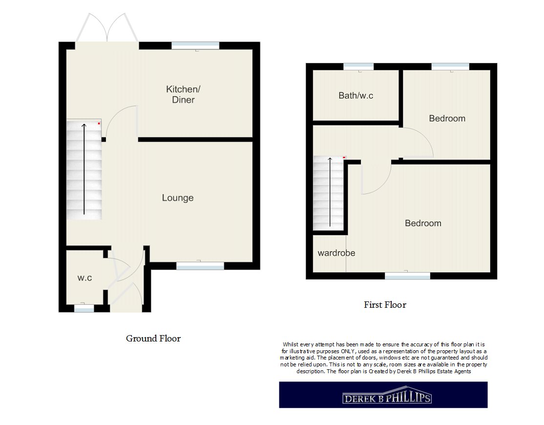 2 Bedrooms Semi-detached house for sale in Cyfarthfa Rise, Heolgerrig, Merthyr Tydfil CF48