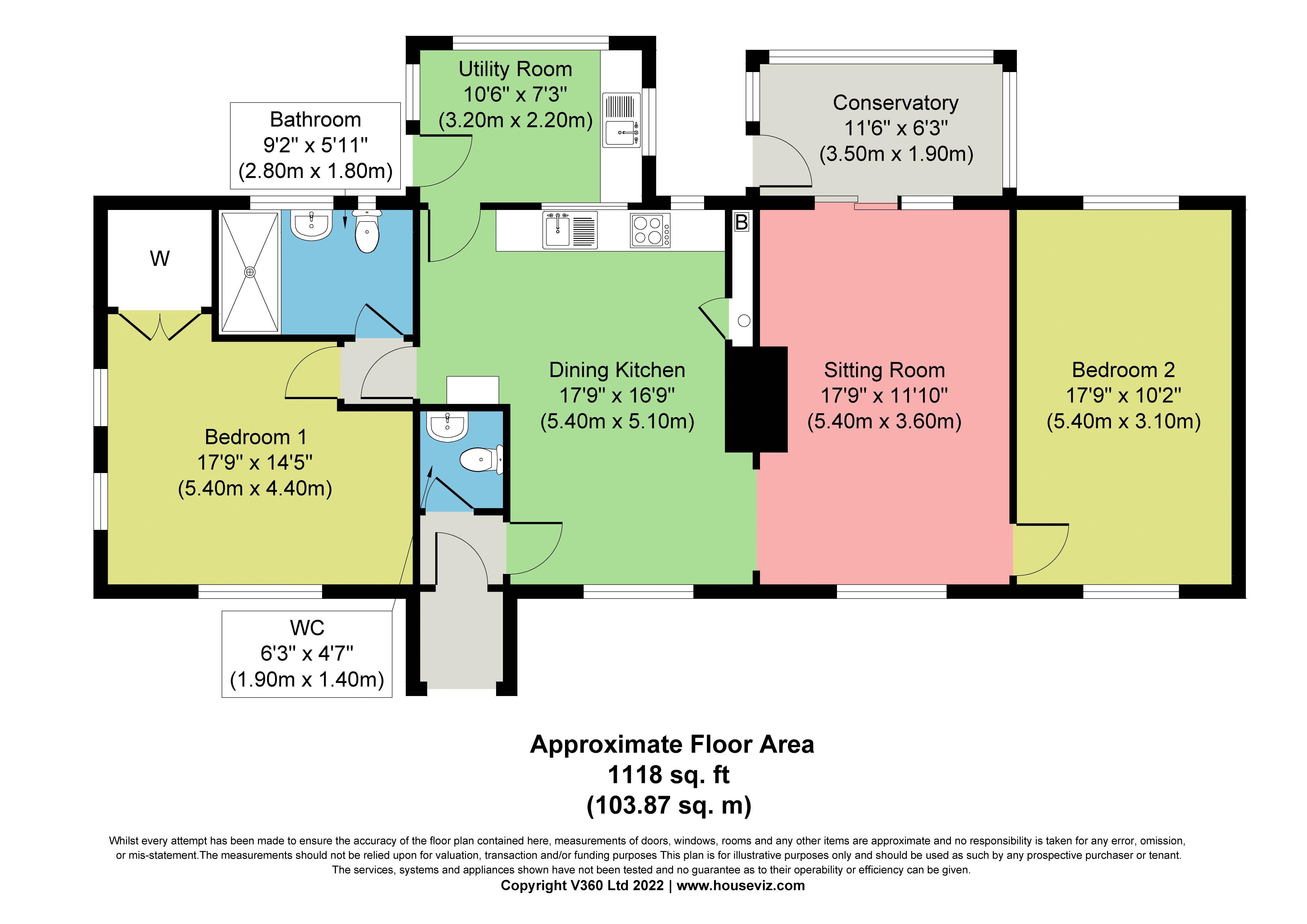 West Street, Swinton, Malton YO17, 2 bedroom semidetached bungalow for