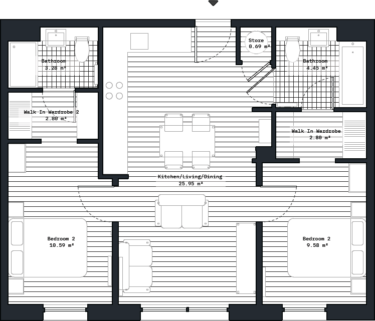 K197, Platform, The Meander, 2 Fyfe Ln, Edinburgh floorplan