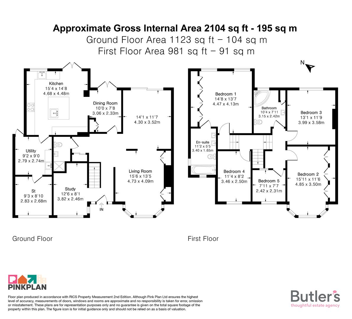 Lion House, 49, Upland Road, Sutton floorplan