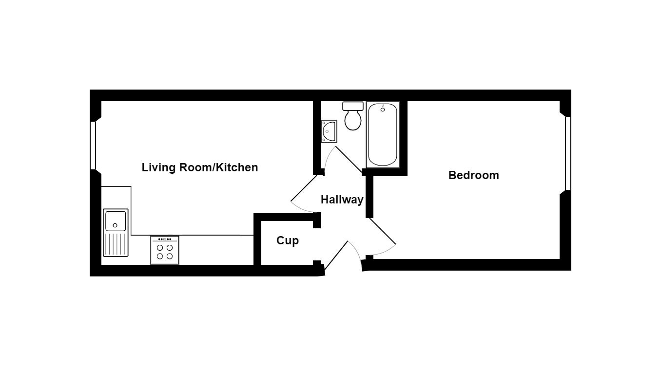 0/2, 36 Bell Street, Renfrew, Renfrewshire PA4, 1 bedroom flat for sale