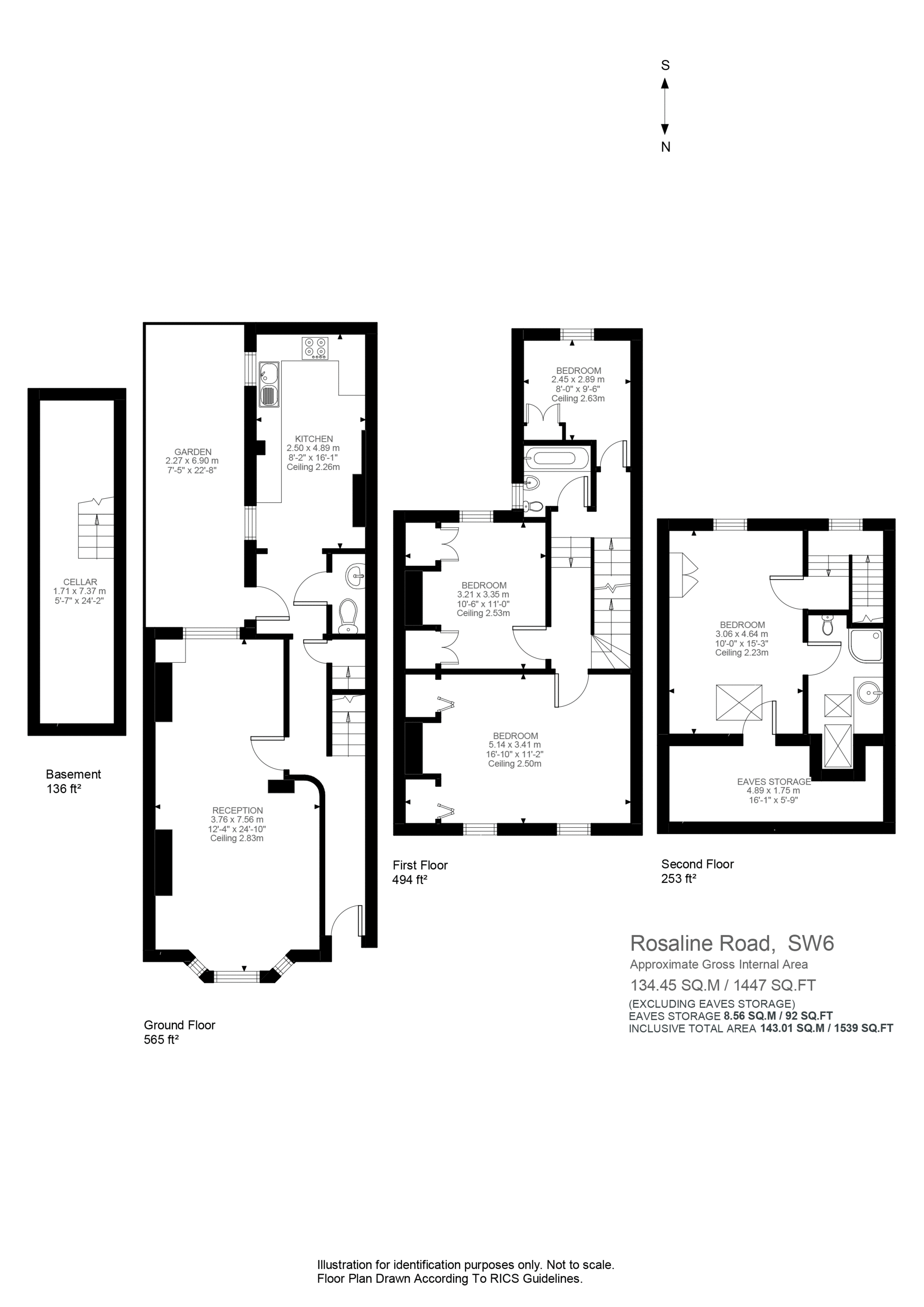4 bed property for sale in Rosaline Road, London SW6 Zoopla