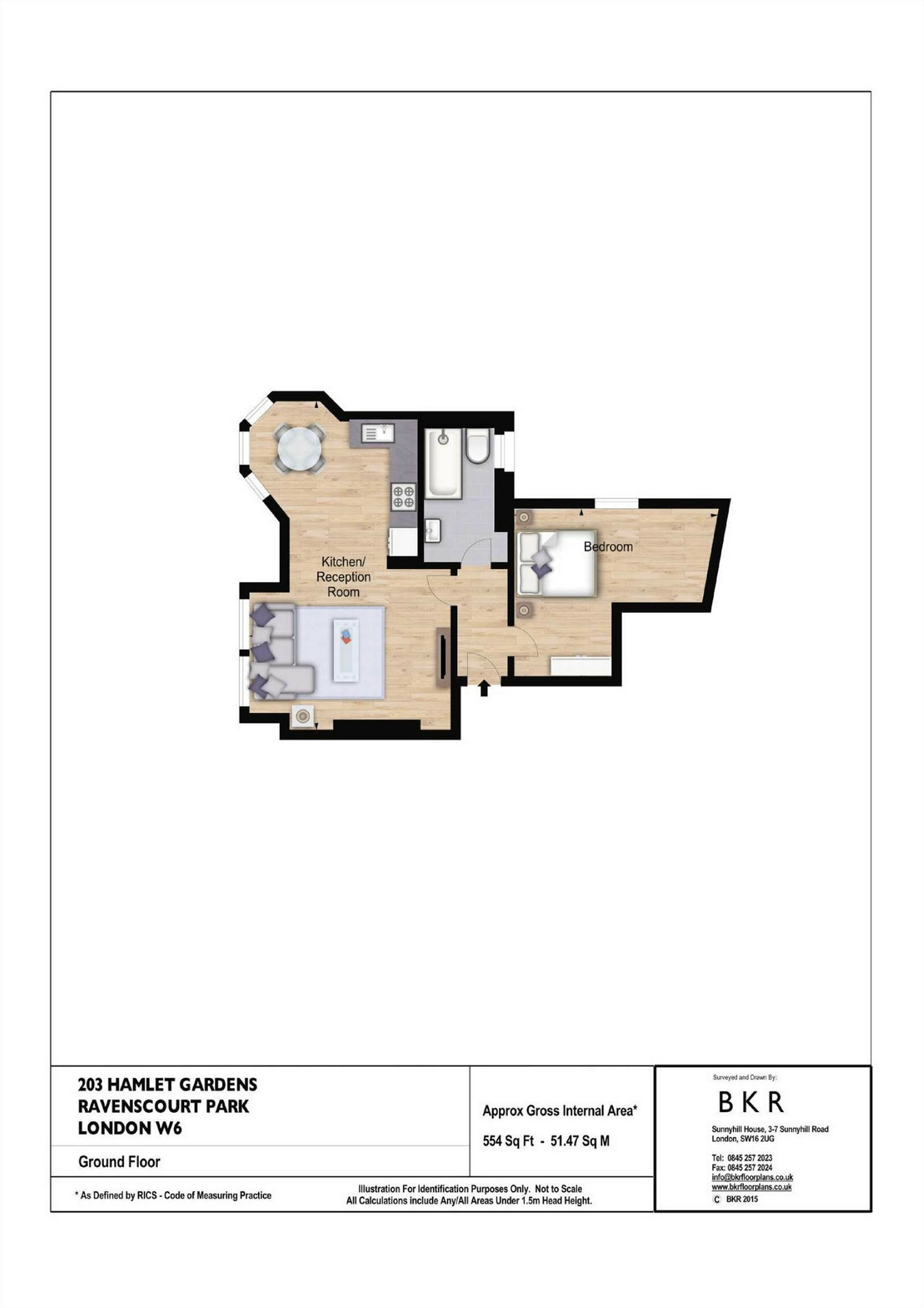 1 Bedrooms Flat to rent in Hamlet Gardens, Ravenscourt Park, London W6