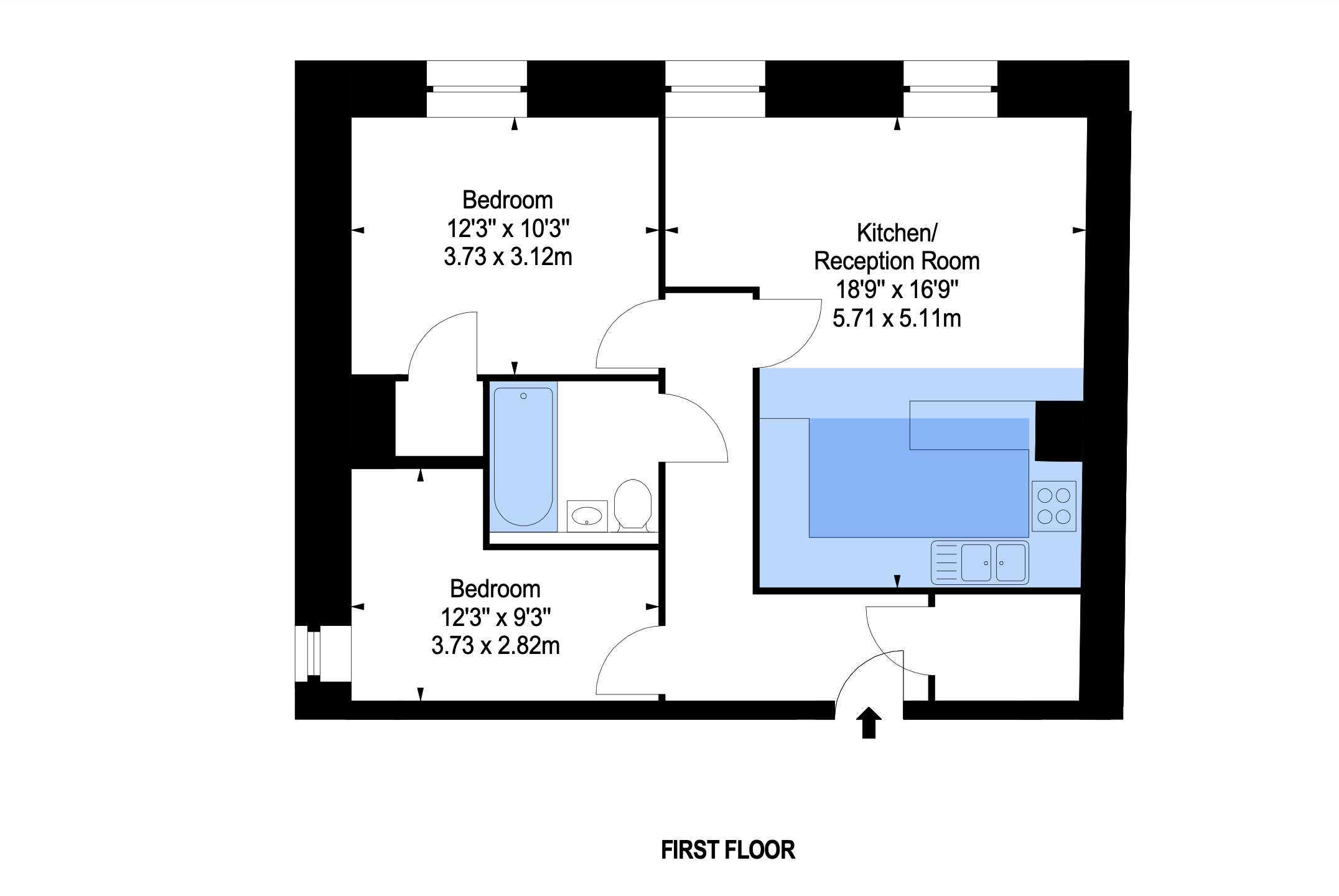 12 Palace Wharf, Rainville Road, London floorplan