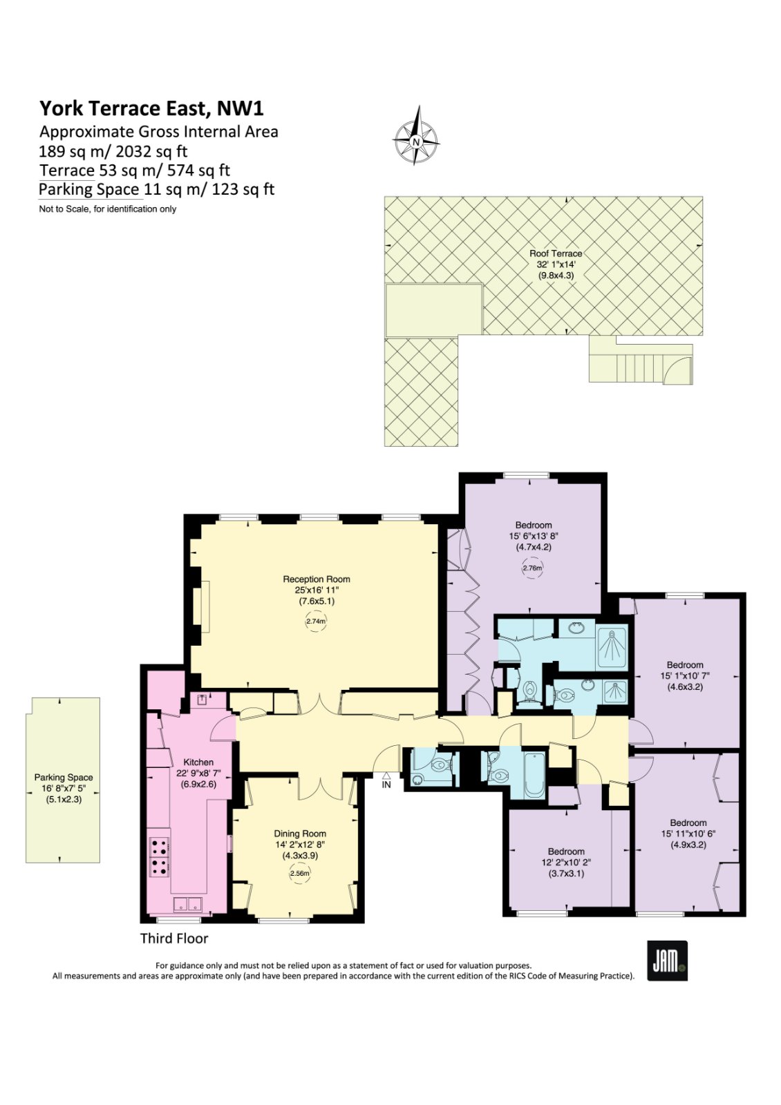 4, 22, York Terrace East, London floorplan