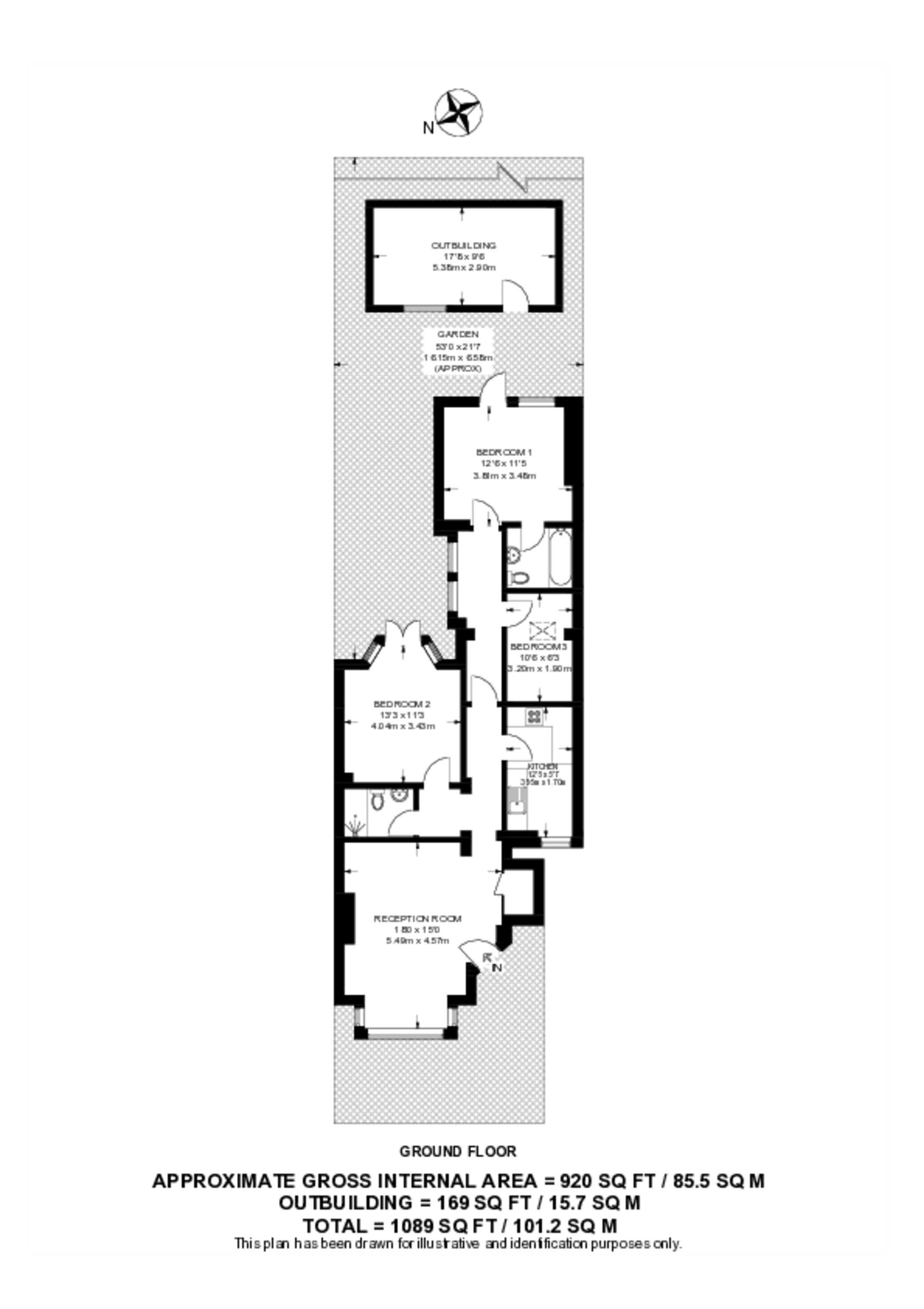 Whitehorse Road, Croydon floorplan