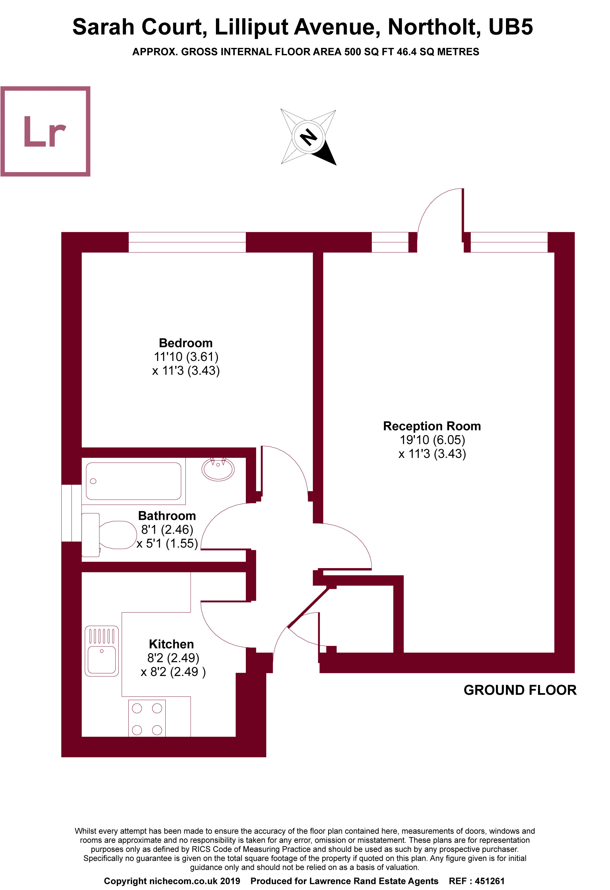 1 Bedrooms Flat for sale in Sarah Court, 138 Lilliput Avenue, Northolt, Middlesex UB5