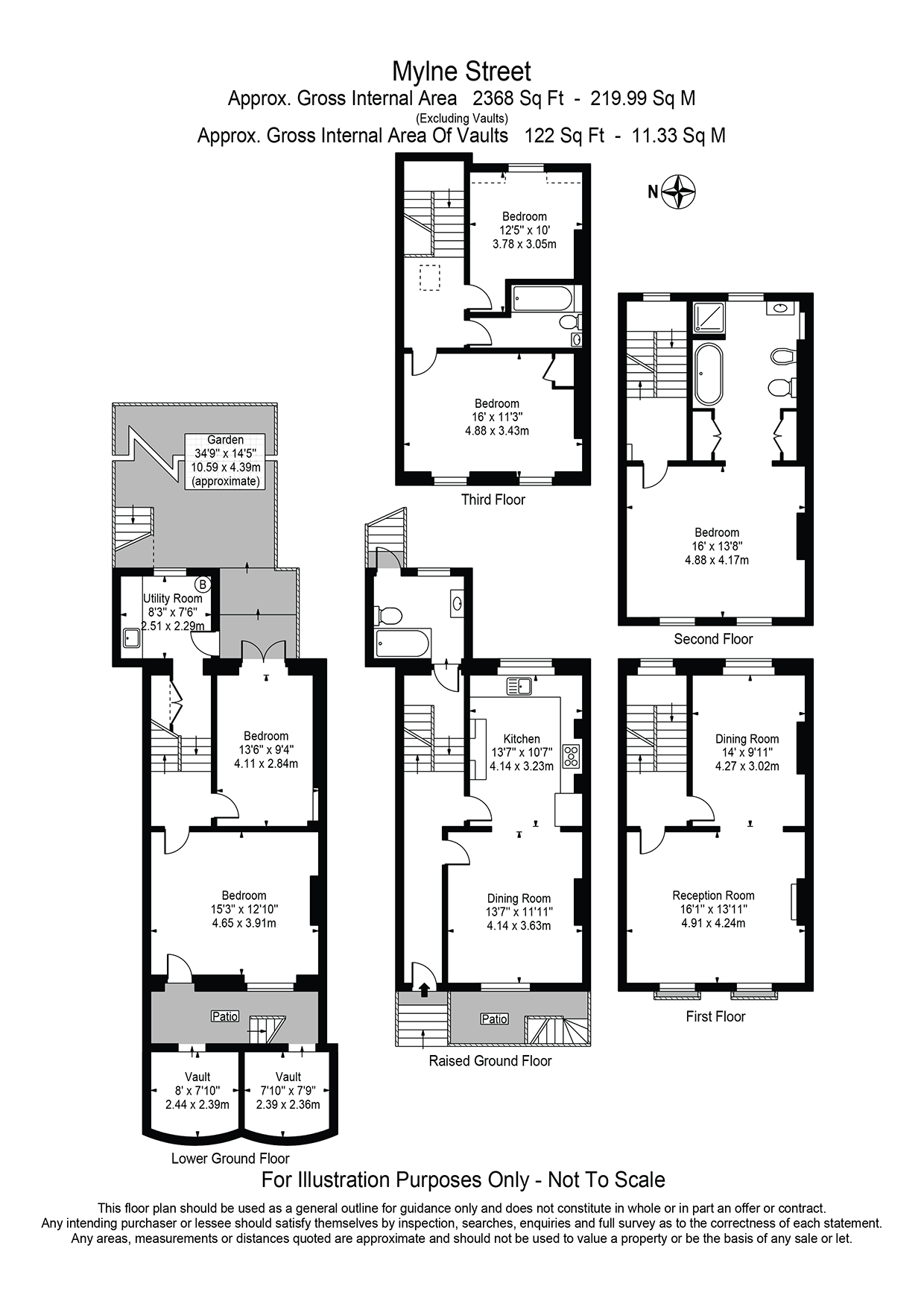 5, Mylne Street, London floorplan