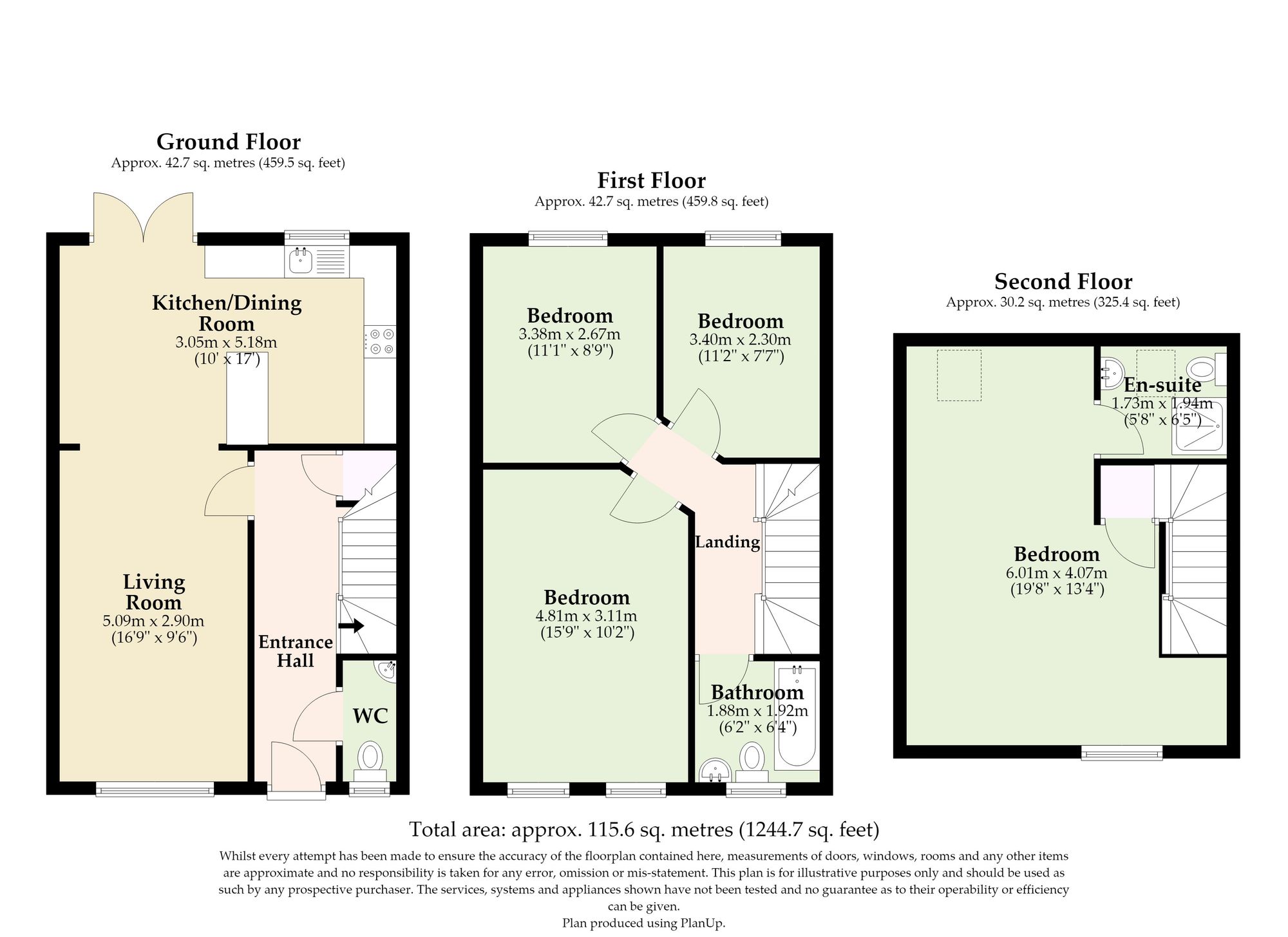 21 Tubby Walk, Lowestoft floorplan