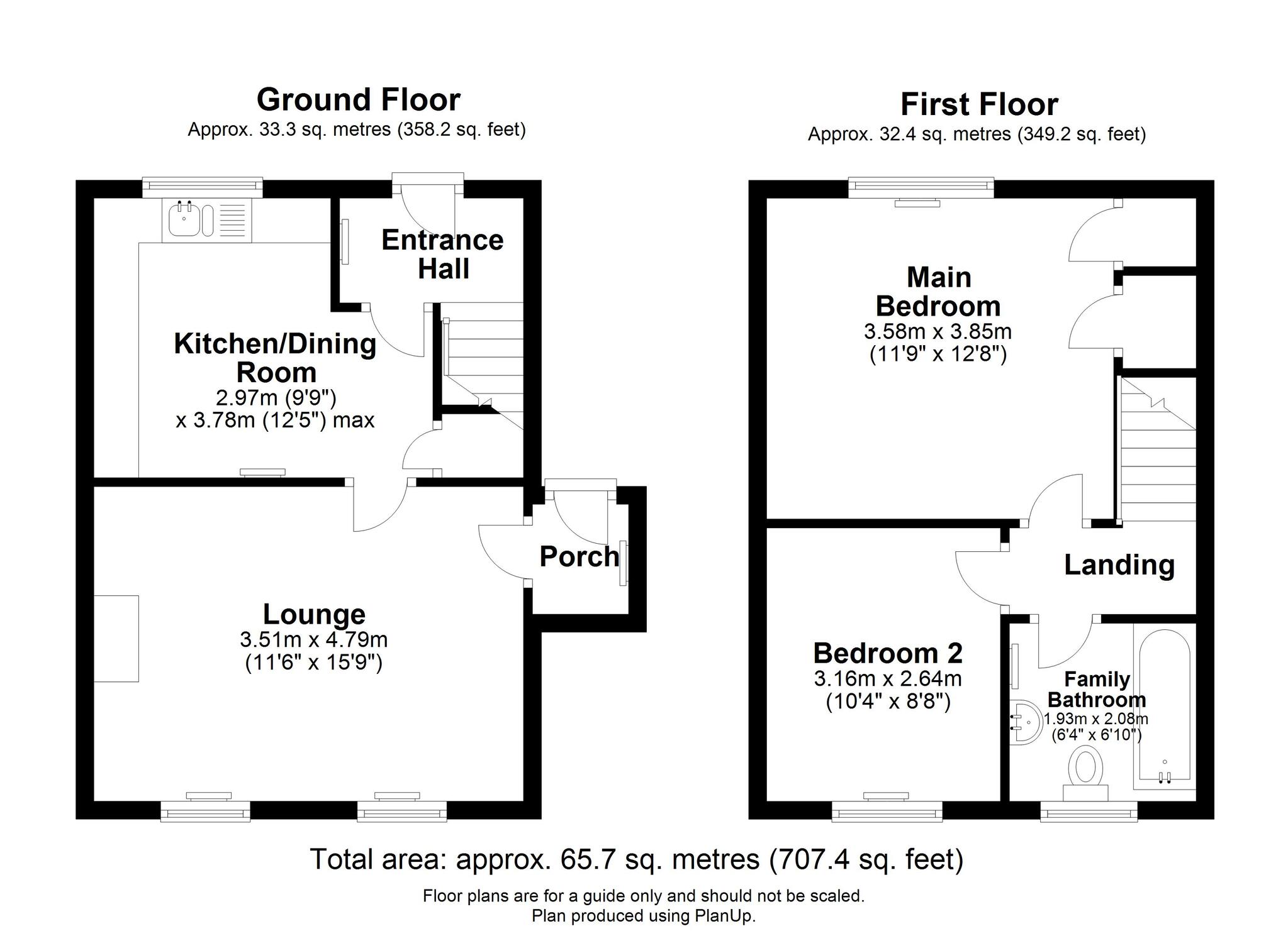 8 Huntingdon Close, Holbeach floorplan