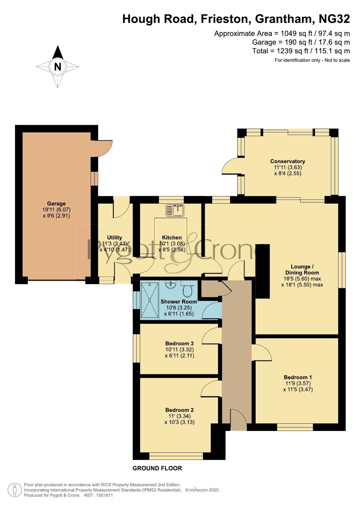 5, Hough Road, Grantham floorplan