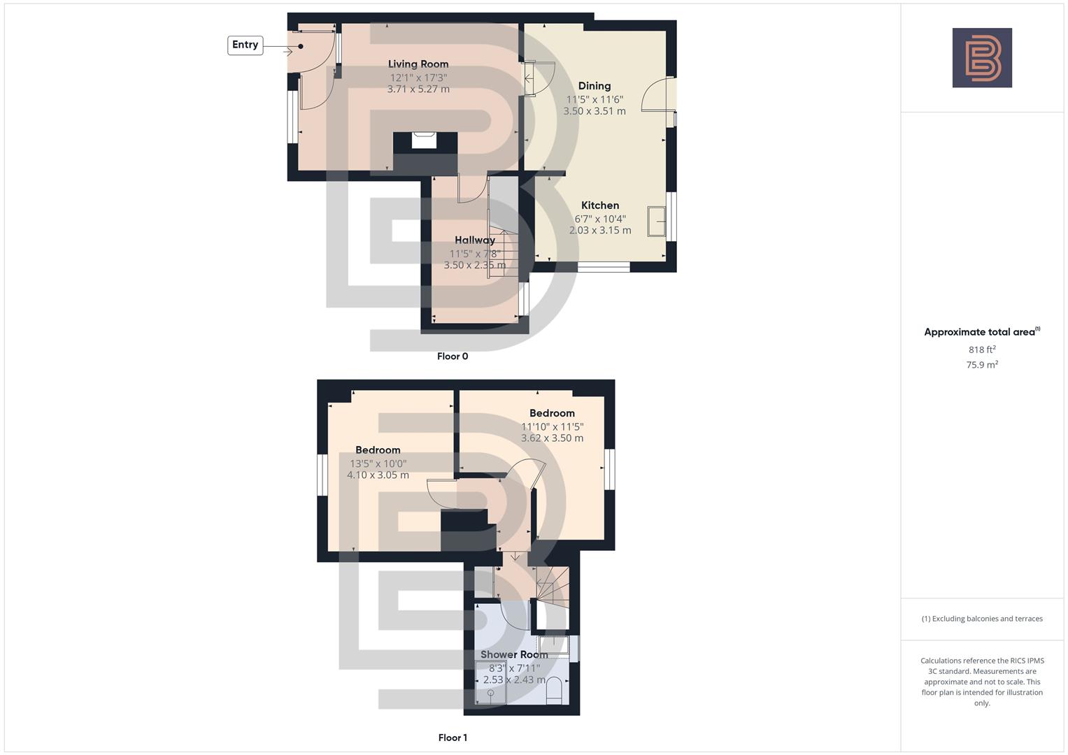 35, The Crescent, Rugby floorplan