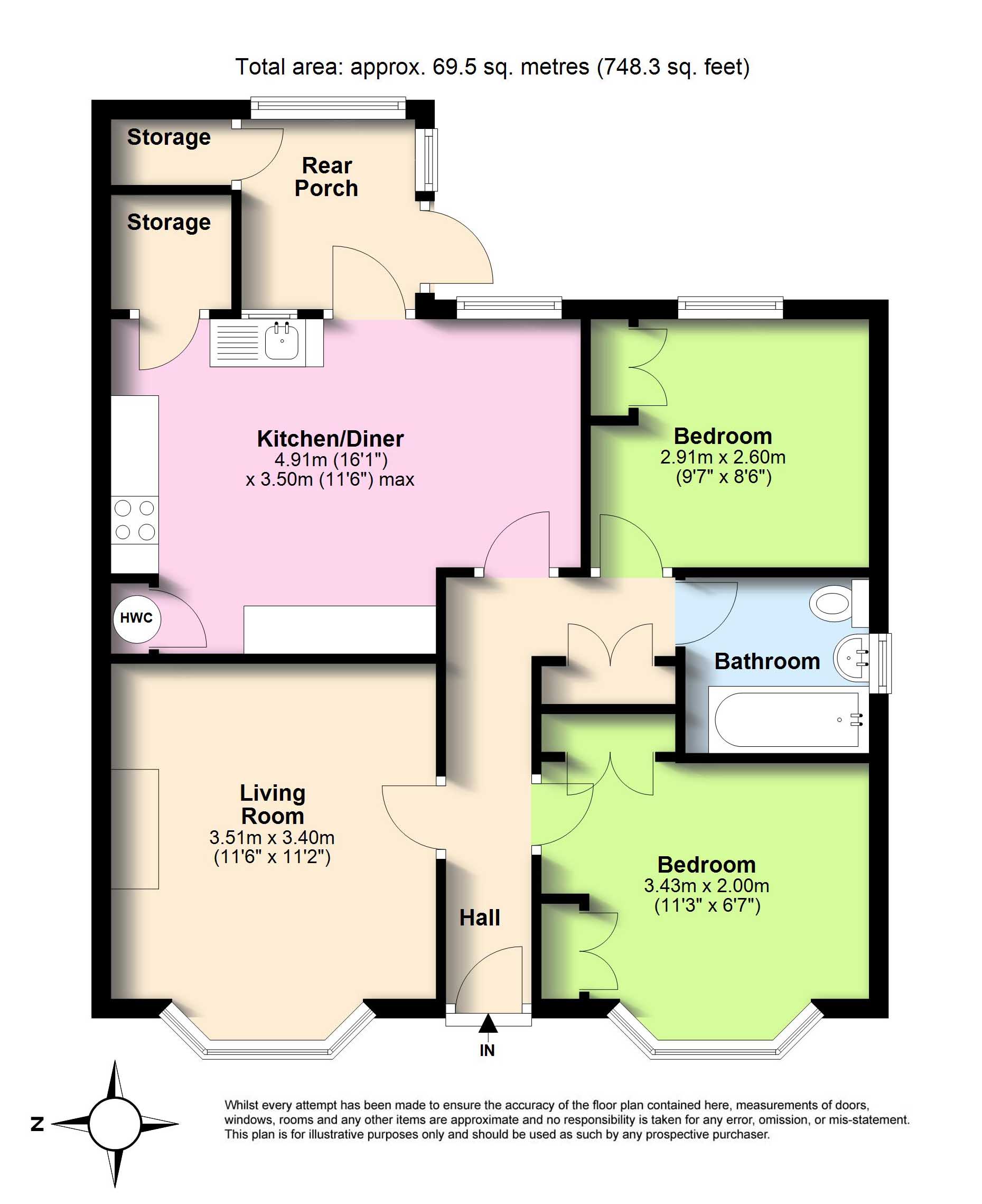 Pratton Avenue, Lancing, West Sussex, BN15 floorplan