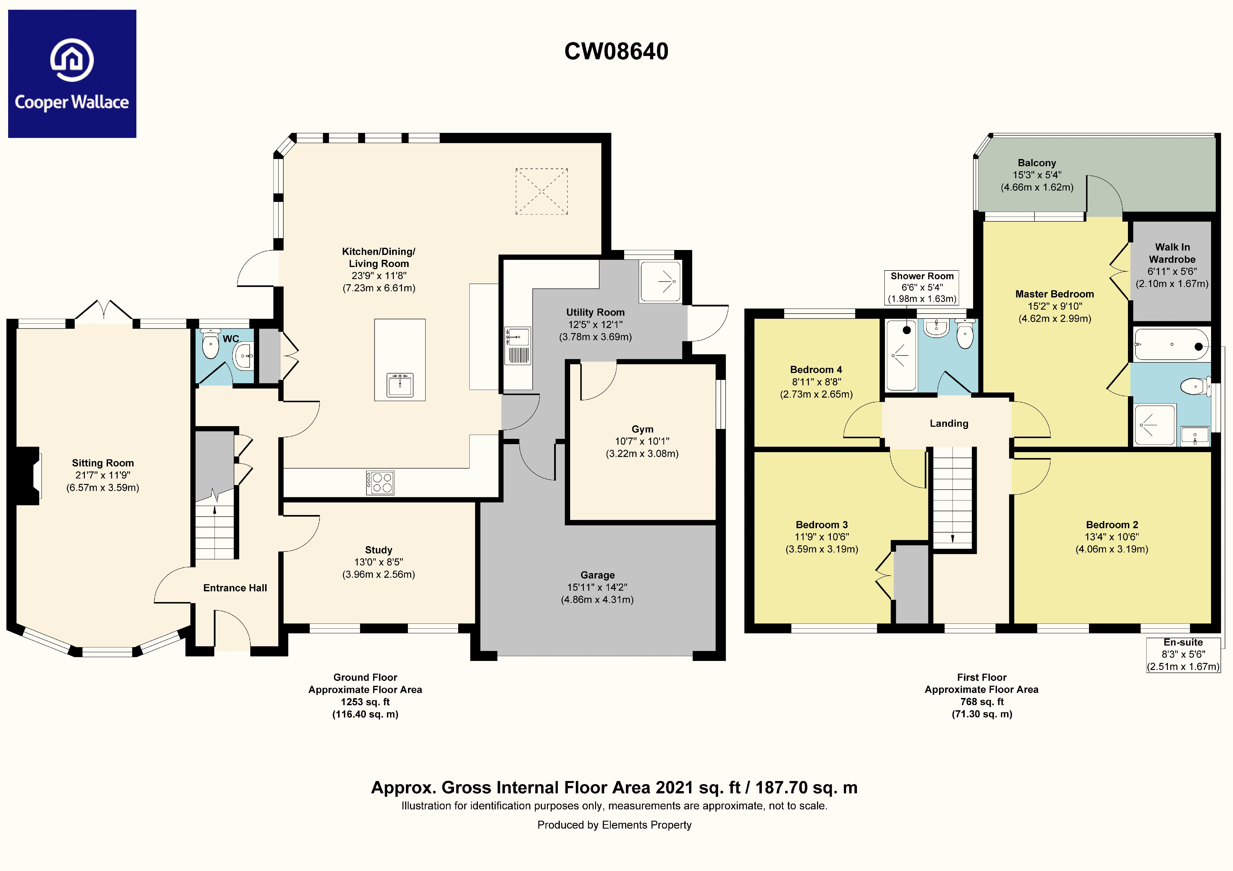 17, Warden Hill, Sandy floorplan